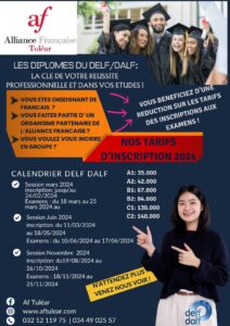 SESSION EXAMEN DELF DALF 2024